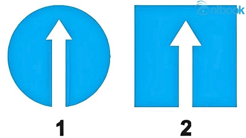 Biển nào báo hiệu hướng đi thẳng phải theo? 90% học viên nhầm lẫn