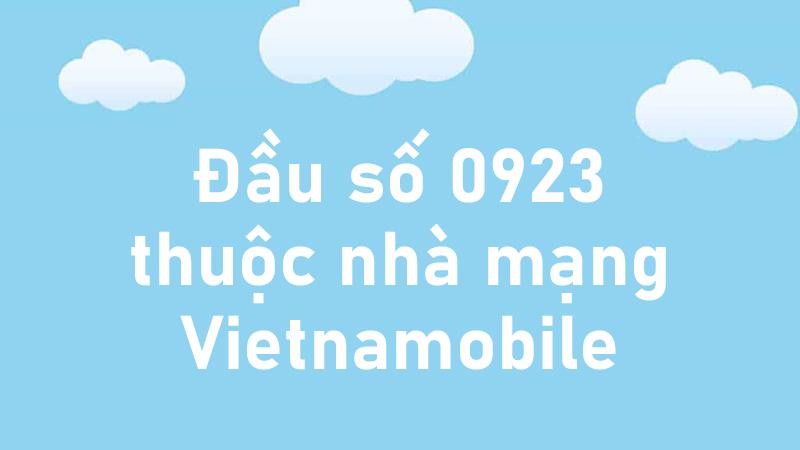 Đầu số 0923 là mạng gì? Ý nghĩa của đầu số 0923? Có phải đầu số đẹp?