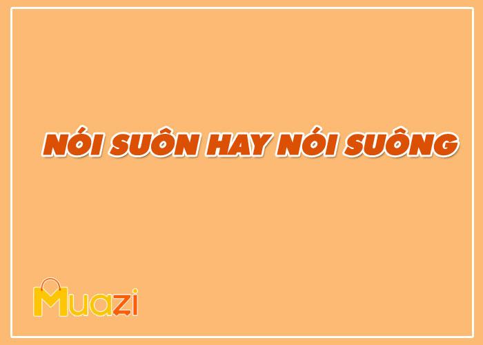 Nói suôn hay Nói suông