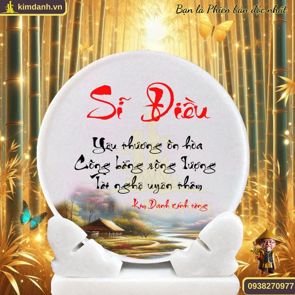 Người đàn ông trí thức, uyên bác tượng trưng cho ý nghĩa tên Sĩ Điều