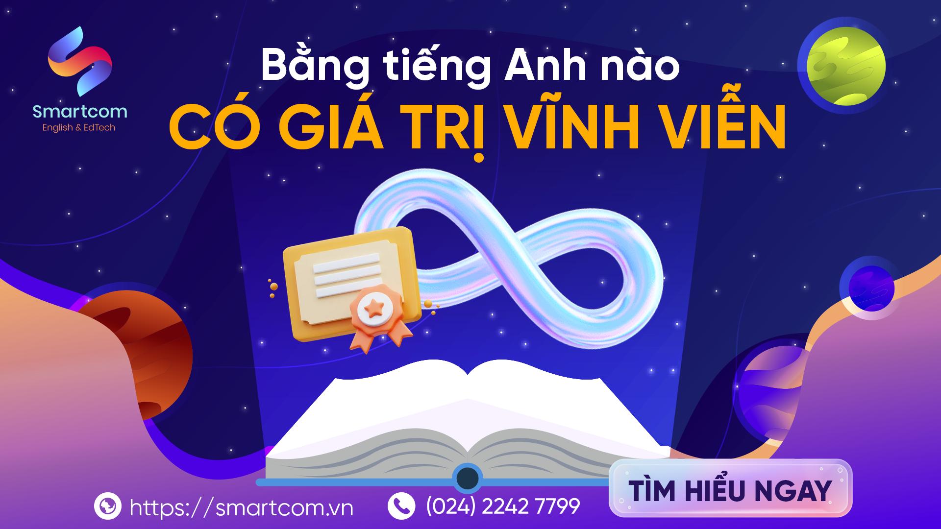 những bằng tiếng anh nào có giá trị vĩnh viễn