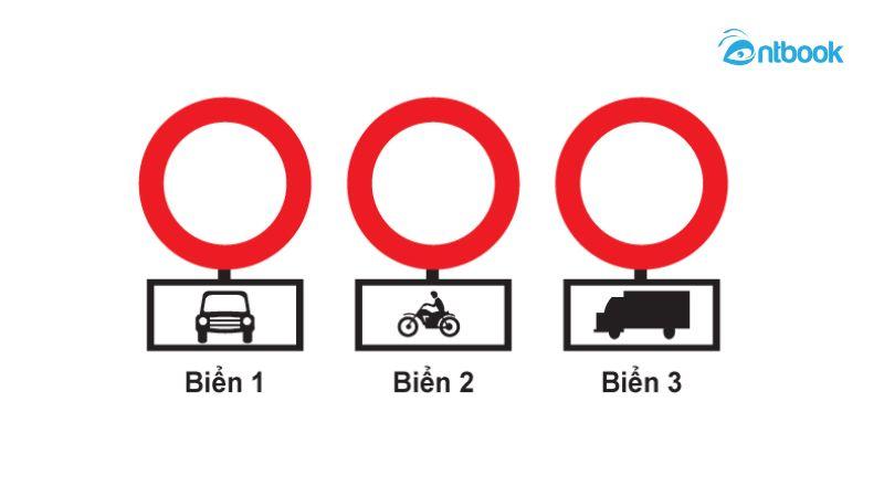 Biển nào xe mô tô hai bánh được đi vào