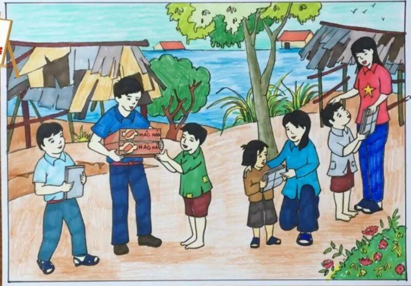 Tại sao chủ đề vẽ tranh xung quanh em được rất nhiều người yêu thích