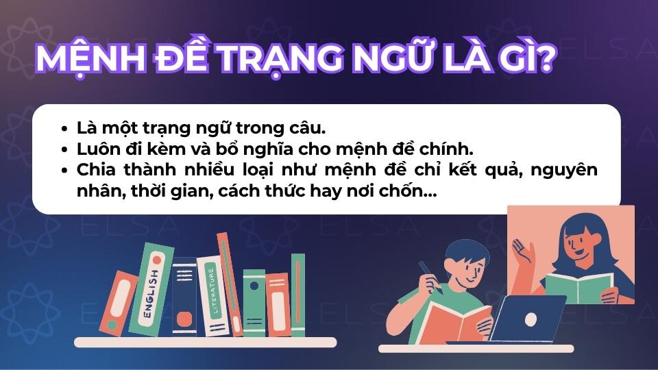 Mệnh đề trạng ngữ được sử dụng như một trạng ngữ trong câu