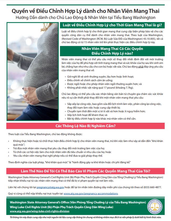 Điều Chỉnh Hợp Lý về Mang Thai và Cho Con Bú Sữa Mẹ