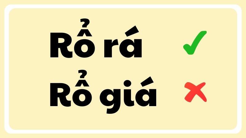 Rổ giá hay rổ rá đúng chính tả?