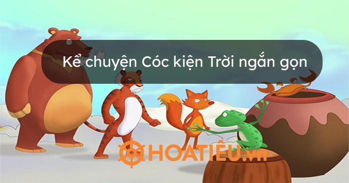 Kể lại câu chuyện Cóc kiện Trời bằng lời văn của em