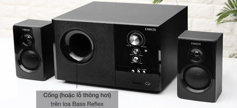 Loa Bass Reflex (âm trầm phản xạ)