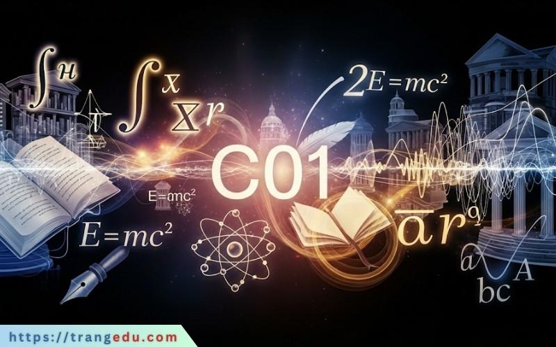 Khối C01 gồm những ngành nào?