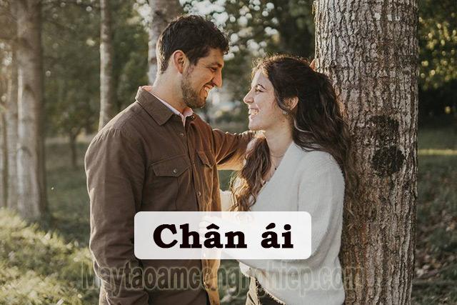 Chân ái được hiểu đó là tình yêu đích thực