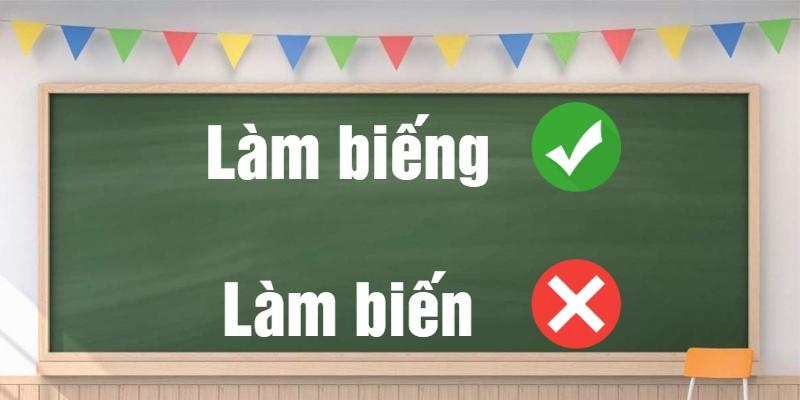 Làm biếng hay làm biến