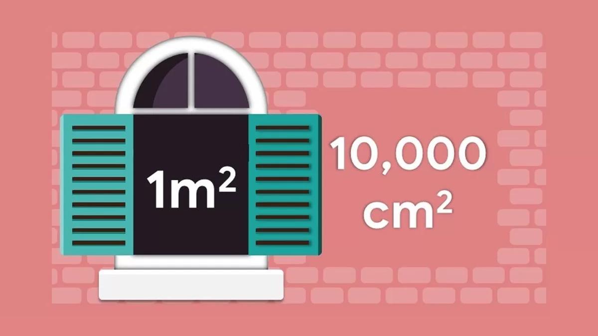 1m2 bằng bao nhiêu cm2?