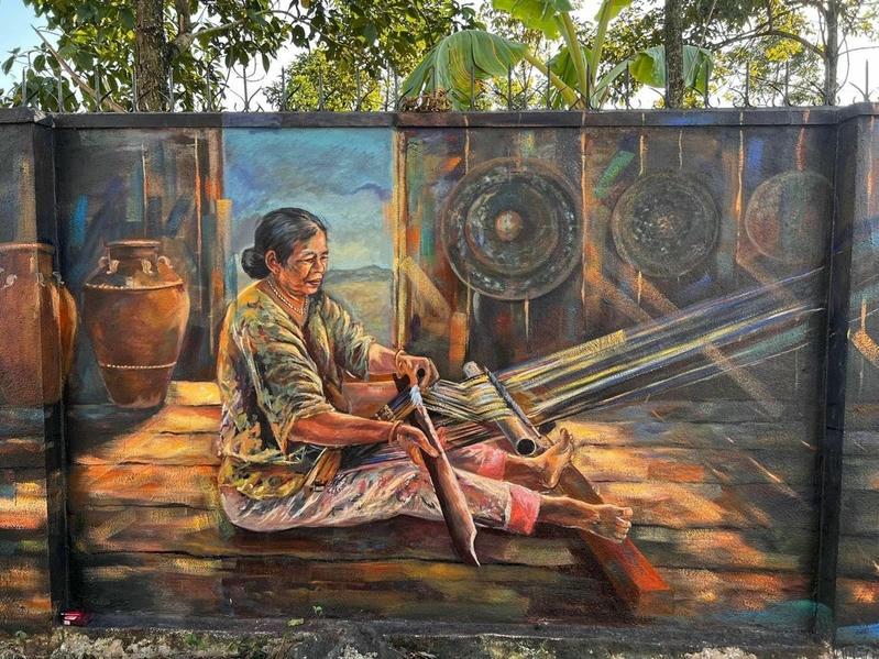 Ảnh đẹp Tranh vẽ làng nghề truyền thống Việt