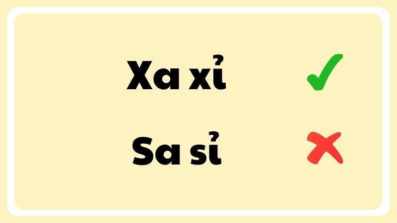 Xa xỉ hay sa sỉ