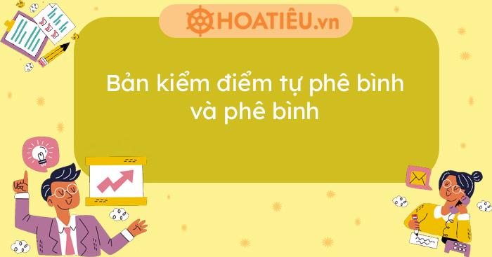 Bản kiểm điểm tự phê bình và phê bình của cá nhân