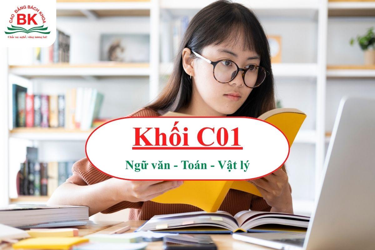 Khối thi C01 gồm những môn nào?