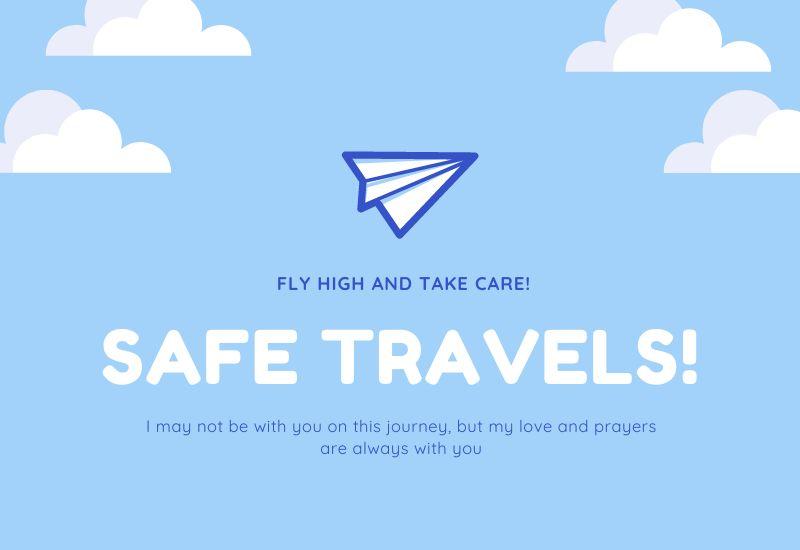 lời chúc chuyến bay an toàn bằng tiếng anh