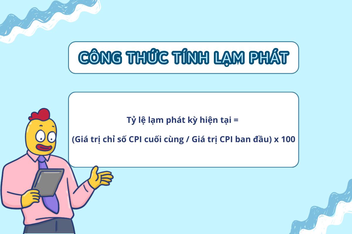Công thức tính tỷ lệ lạm phát