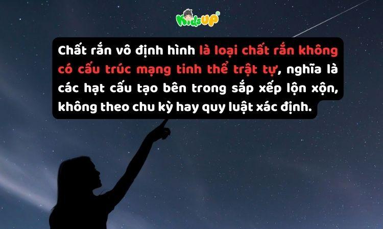 Khái niệm chất rắn vô định hình