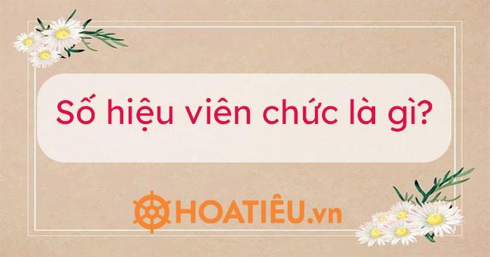 Quy định pháp luật về số hiệu viên chức và mã ngạch