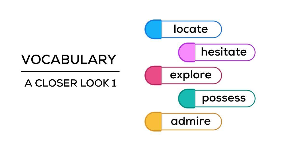 Vocabulary a closer look 1
