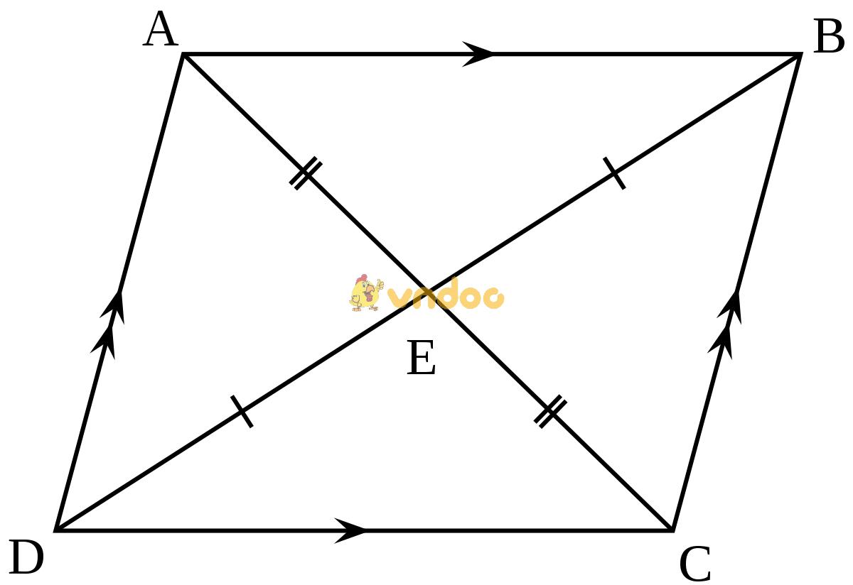 Công thức tính đường chéo hình bình hành