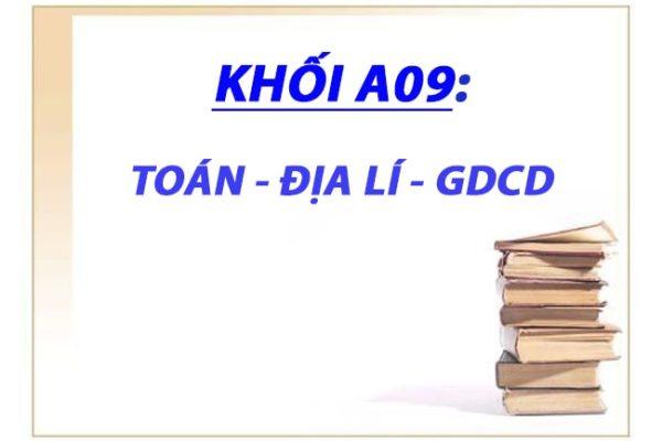 Khối A09 gồm những ngành nào