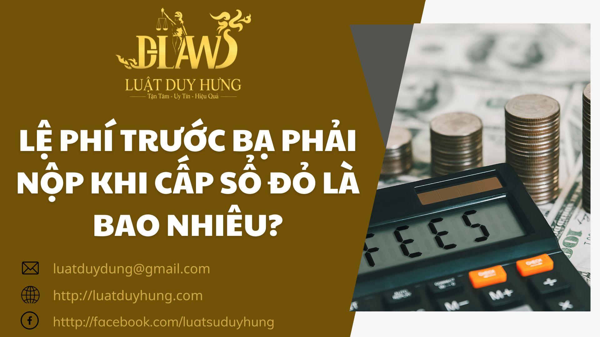 Lệ phí trước bạ
