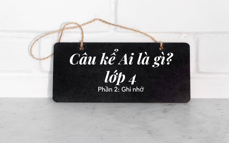 Sơ đồ ghi nhớ câu kể Ai là gì lớp 4 với ví dụ giới thiệu và nhận định