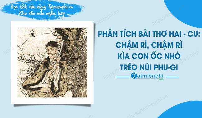 phan tich bai tho hai cu cua issa