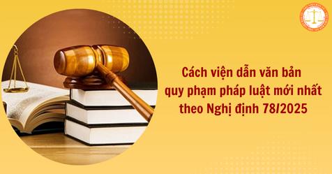 Cách viện dẫn văn bản quy phạm pháp luật mới nhất theo Nghị định 78/2025 (Hình từ Internet)