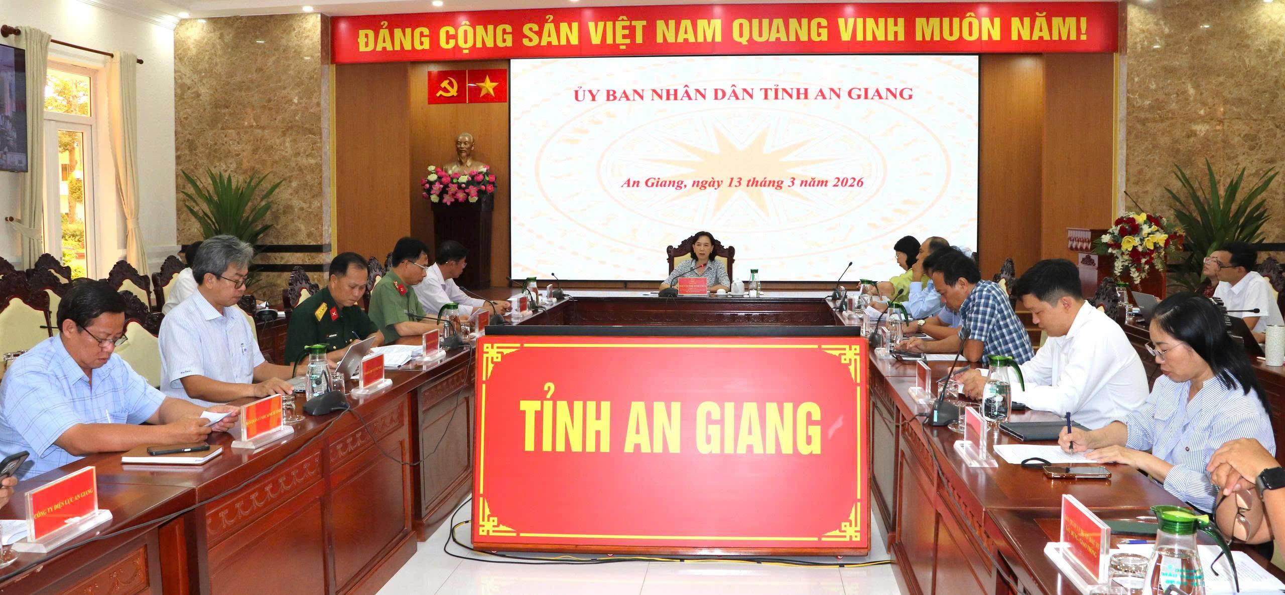 Rà soát công tác chuẩn bị đầu tư và khởi công các dự án trường học biên giới | Cổng thông tin điện tử tỉnh An Giang