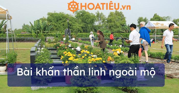 Bài khấn thần linh ngoài mộ
