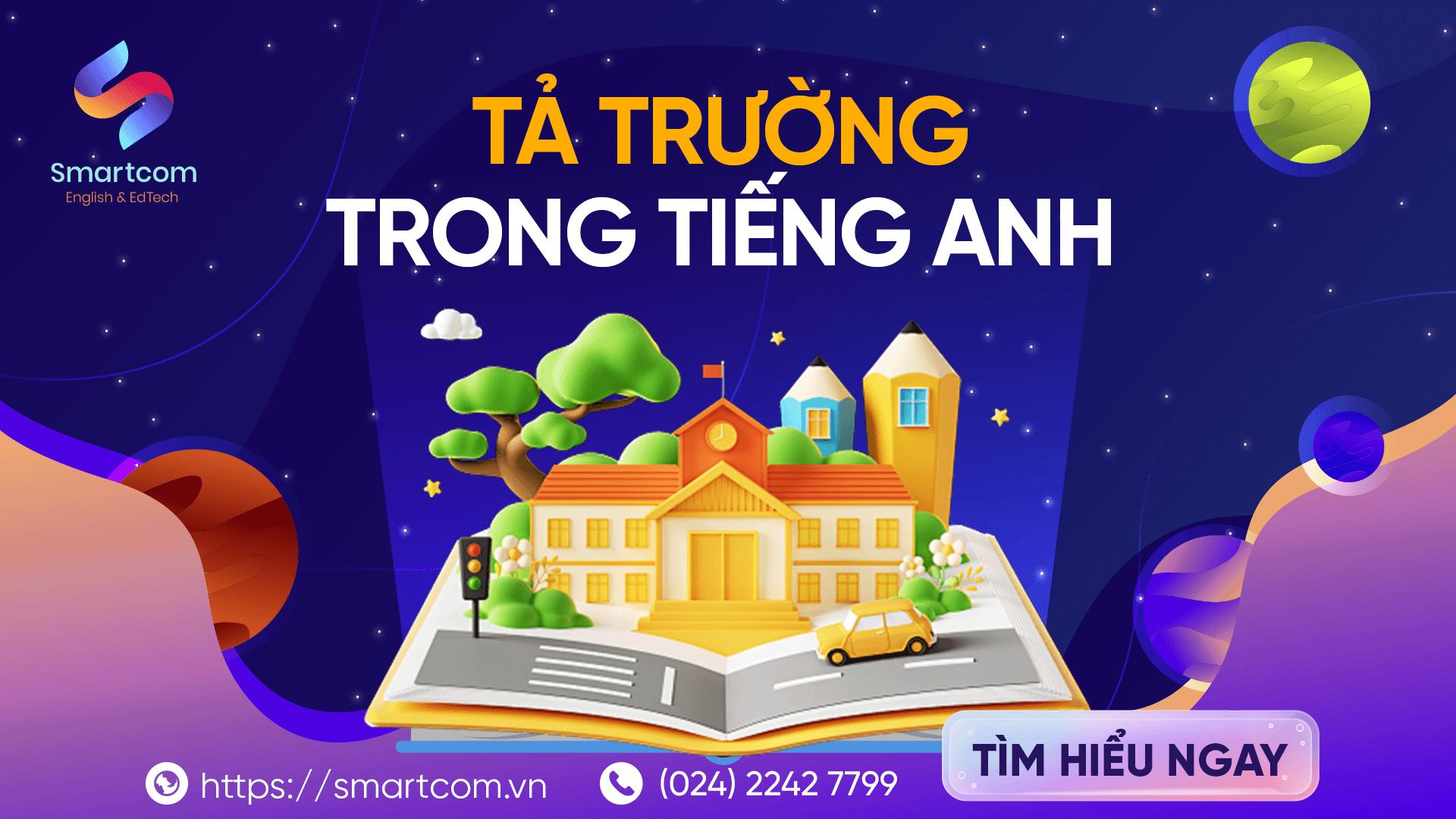 tả trường bằng tiếng anh