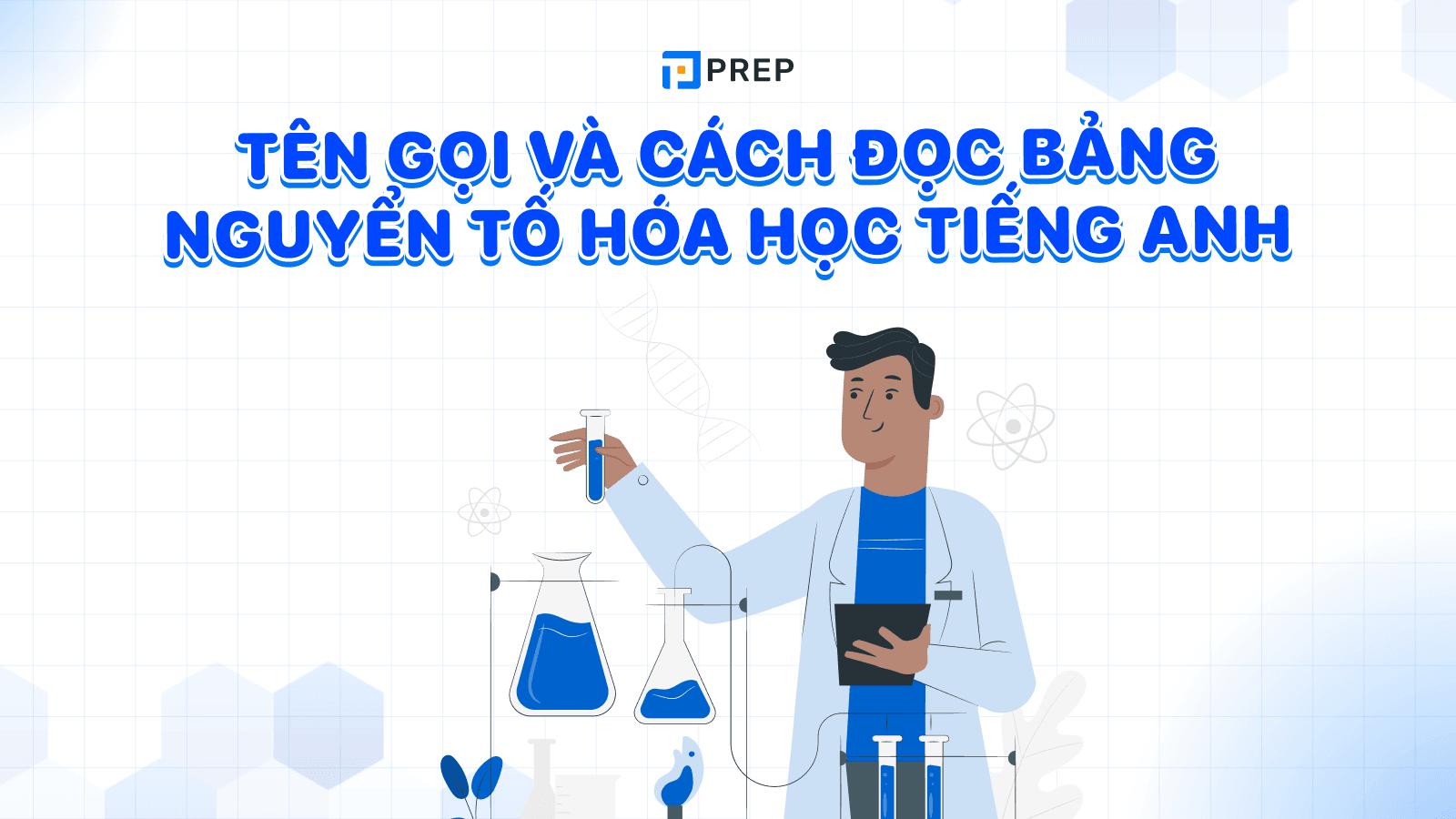 Bảng nguyên tố hóa học tiếng Anh