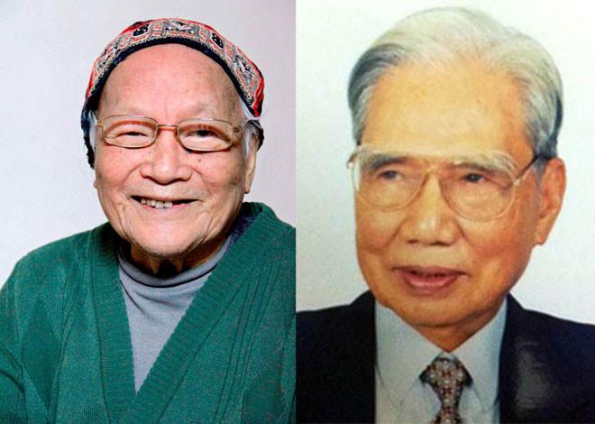 Cố nhà văn Tô Hoài và cố đạo diễn Mai Lộc.