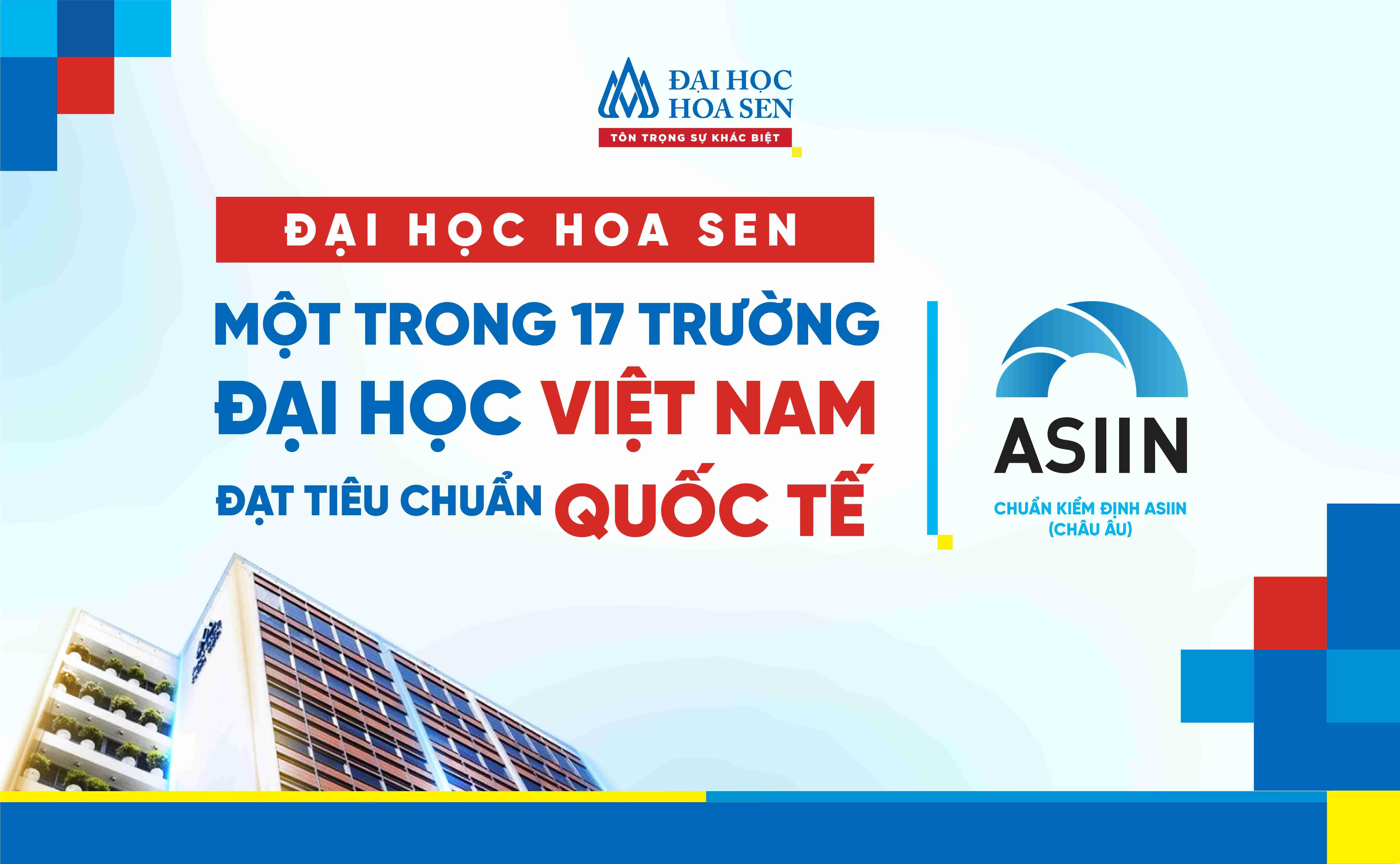 HSU là một trong 17 trường Đại học Việt Nam đạt tiêu chuẩn quốc tế
