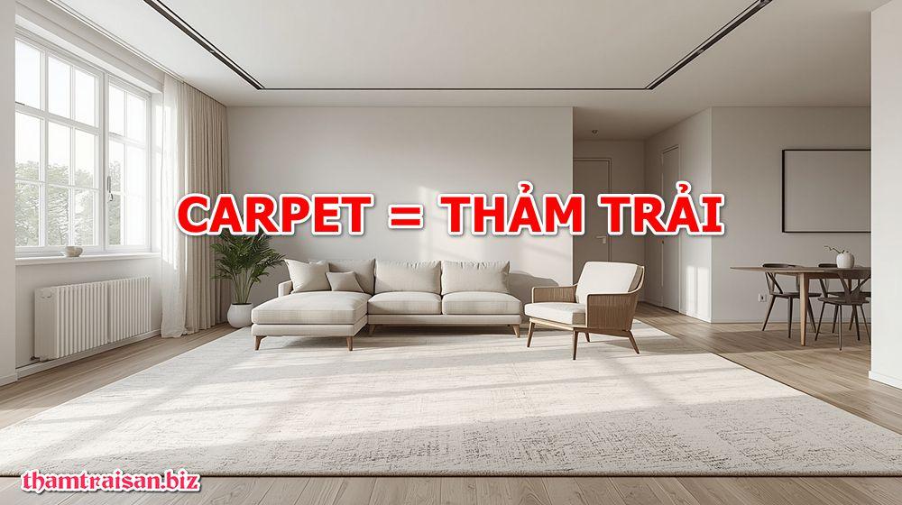 Thảm tiếng Anh là gì?