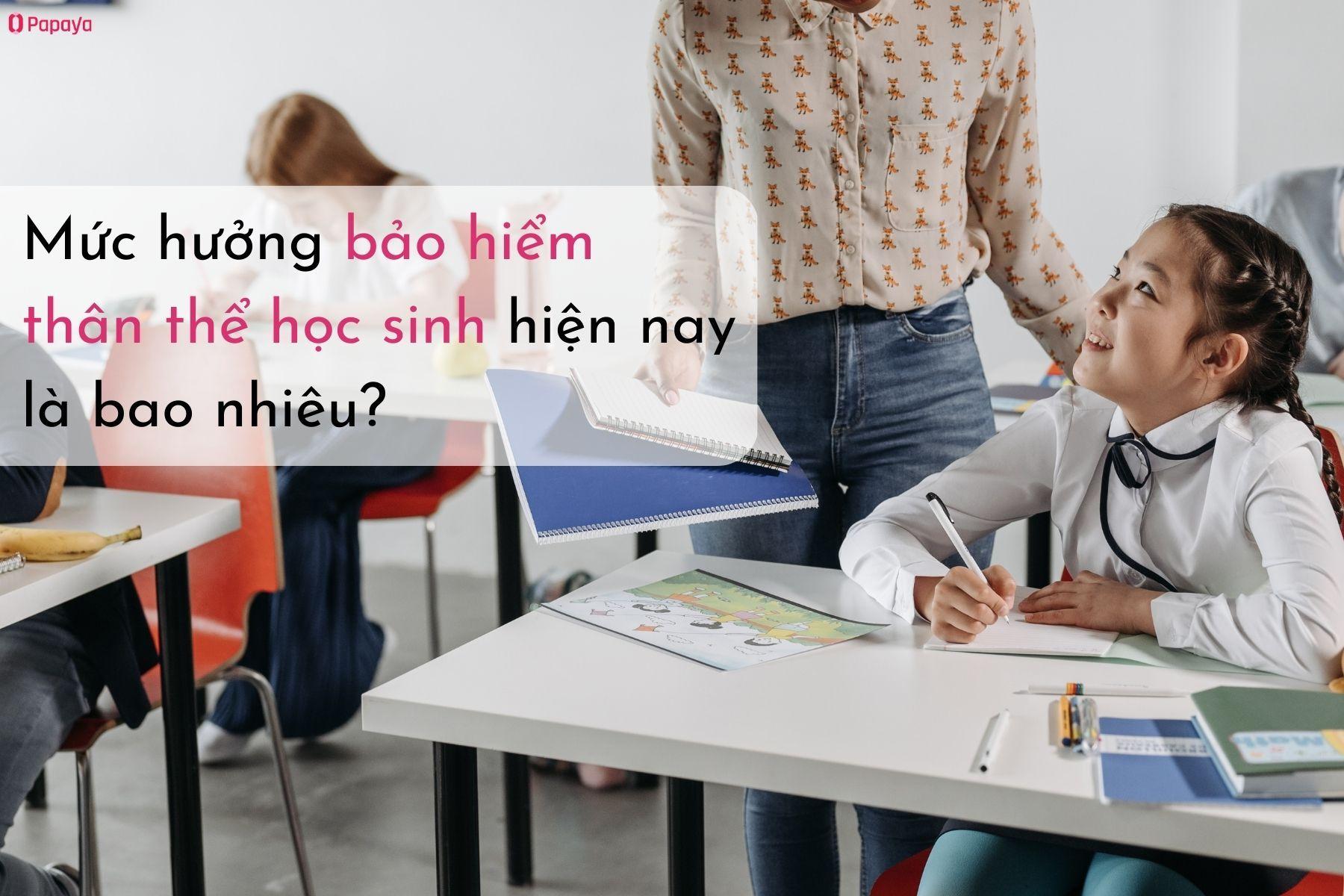 Mức hưởng bảo hiểm thân thể học sinh, sinh viên (Nguồn: Canva)