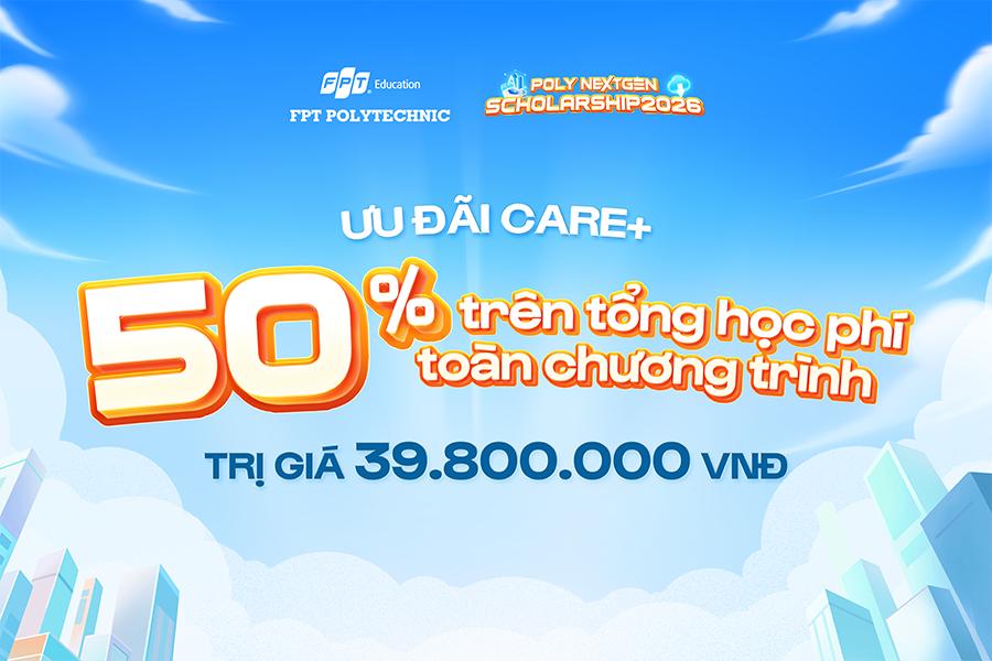 Chính sách Care+ áp dụng cho thí sinh nhập học ngành Dược 2026.
