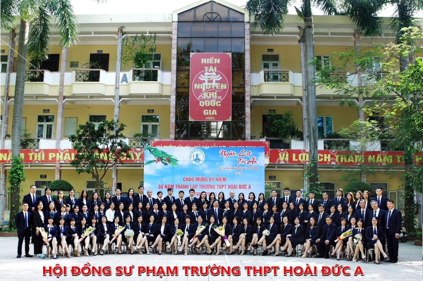 Trường THPT Hoài Đức A, TP Hà Nội: Tự hào 55 năm truyền thống xây dựng và phát triển ảnh 1