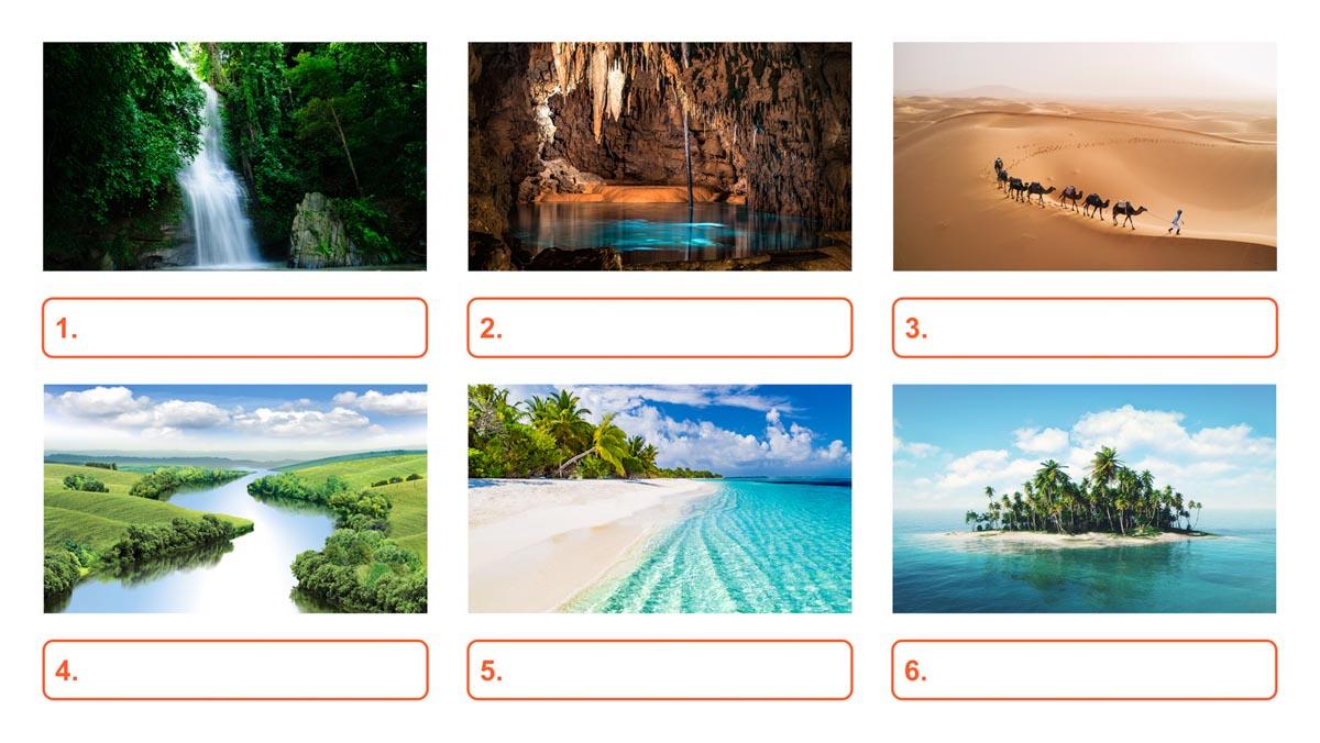 Write the name for each picture