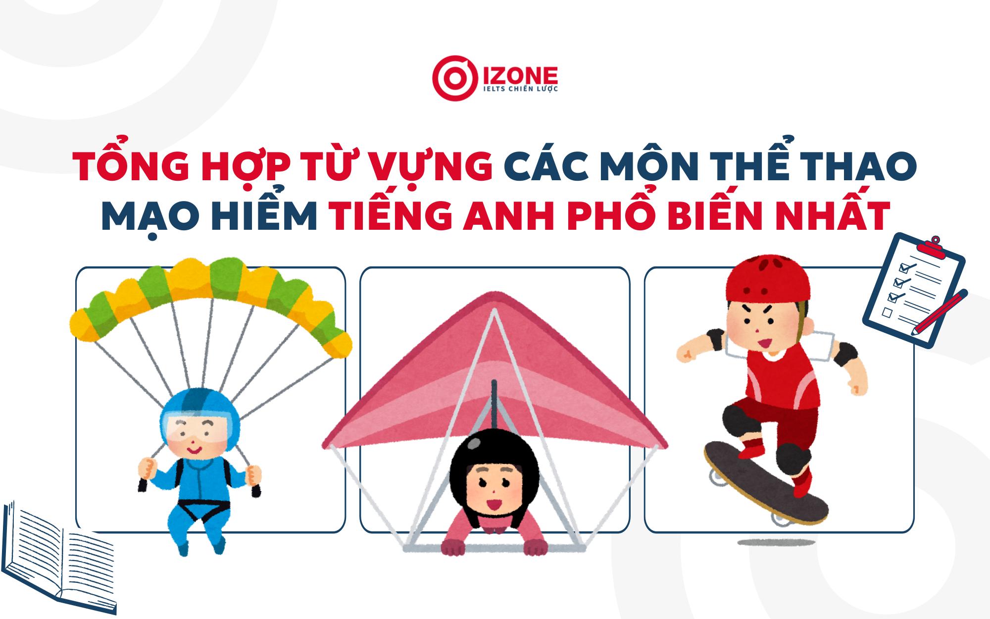 Tổng hợp từ vựng các Môn Thể thao Mạo hiểm Tiếng Anh phổ biến nhất