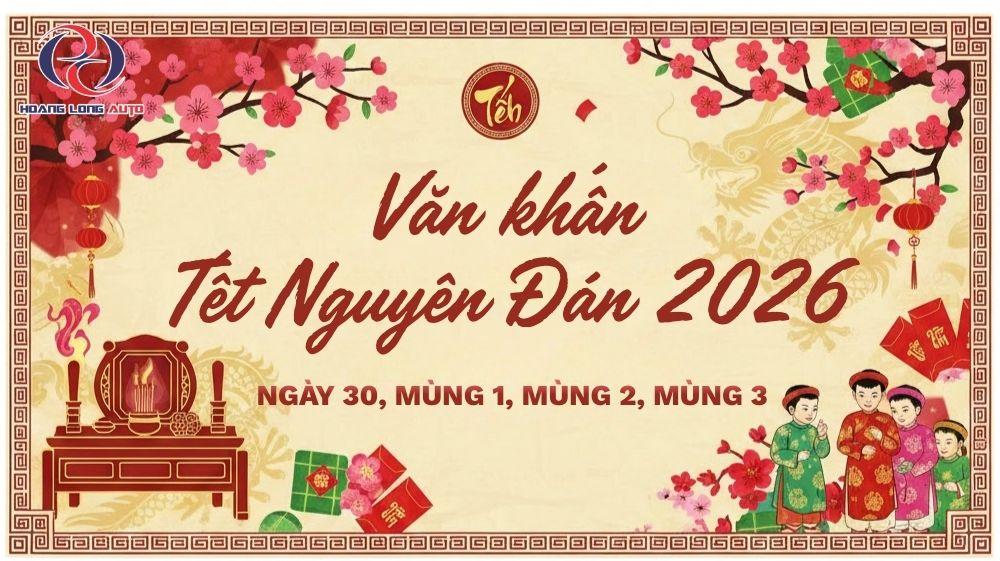 Văn Khấn Ngày 30, Mùng 1, Mùng 2, Mùng 3 Tết Nguyên Đán 2026