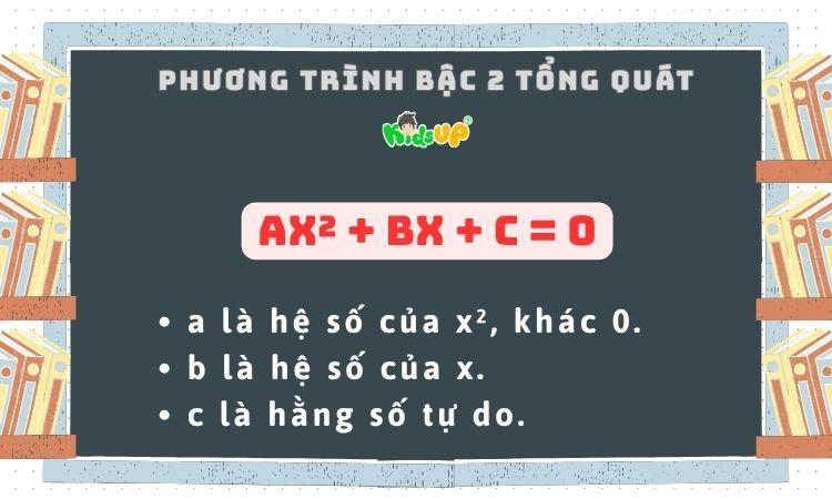 Công thức dạng tổng quát của phương trình bậc 2