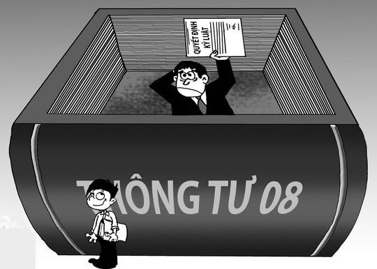 Thông tư 08/TT Hướng dẫn về việc khen thưởng và kỷ luật học sinh đã lỗi thời (Ảnh minh họa: nld.com.vn).