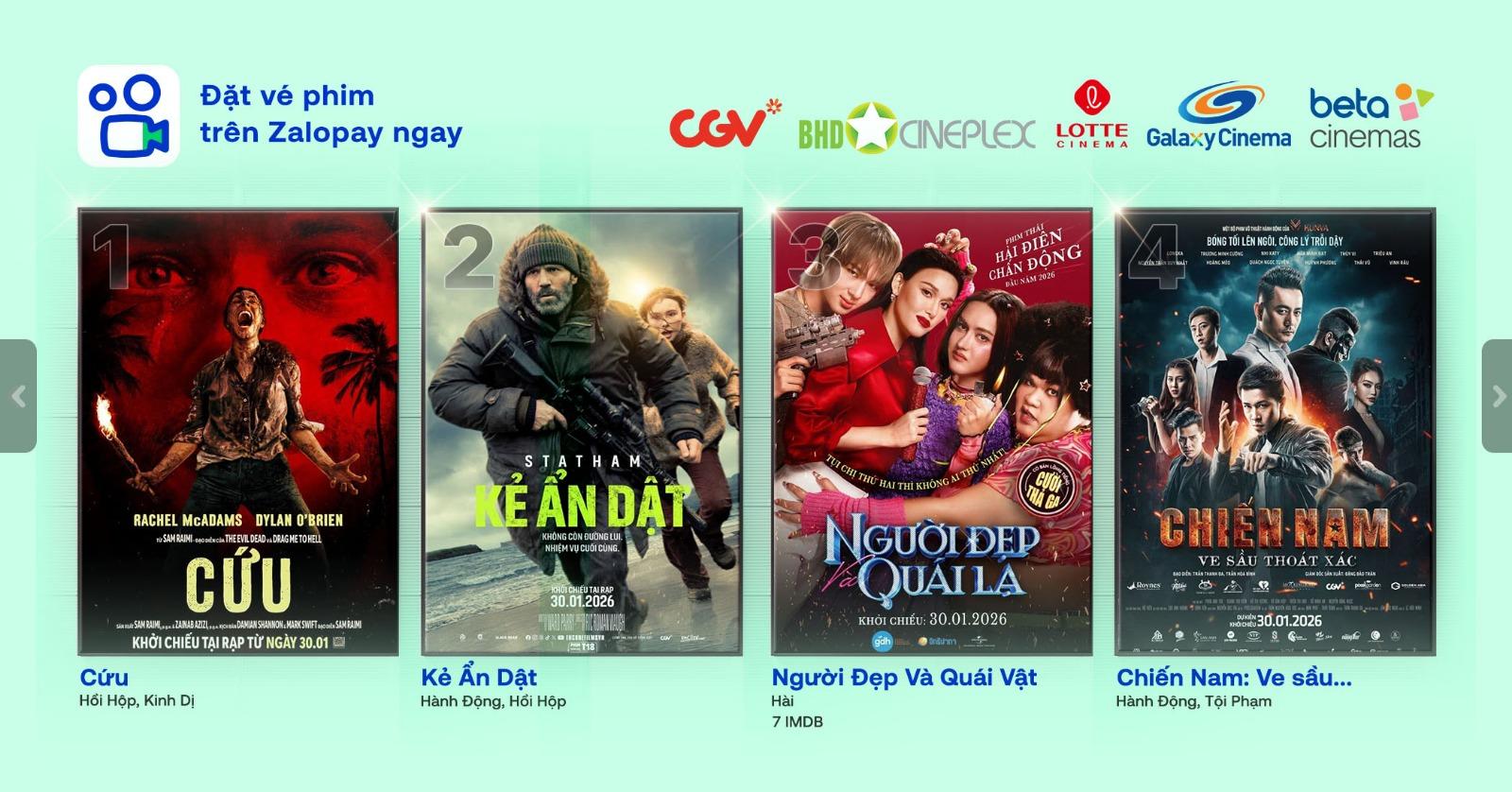 Phim chiếu rạp mới nhất